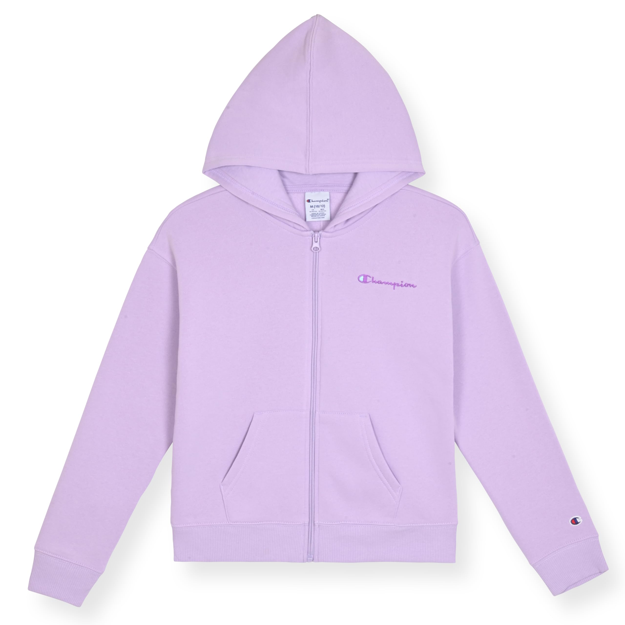 Girls' Athletic Zip Front Hoodie Sweatshirt for Girls