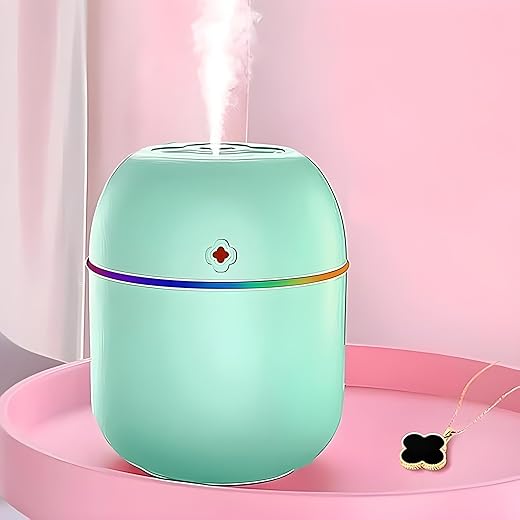 Oblivion Mini Humidifier | Portable Diffuser for Essential Oils | USB Essential Oil Diffuser for Home Office Car | Low Noise Aroma Aromatherapy Machine | Humidifier With Night Light (1Pcs)