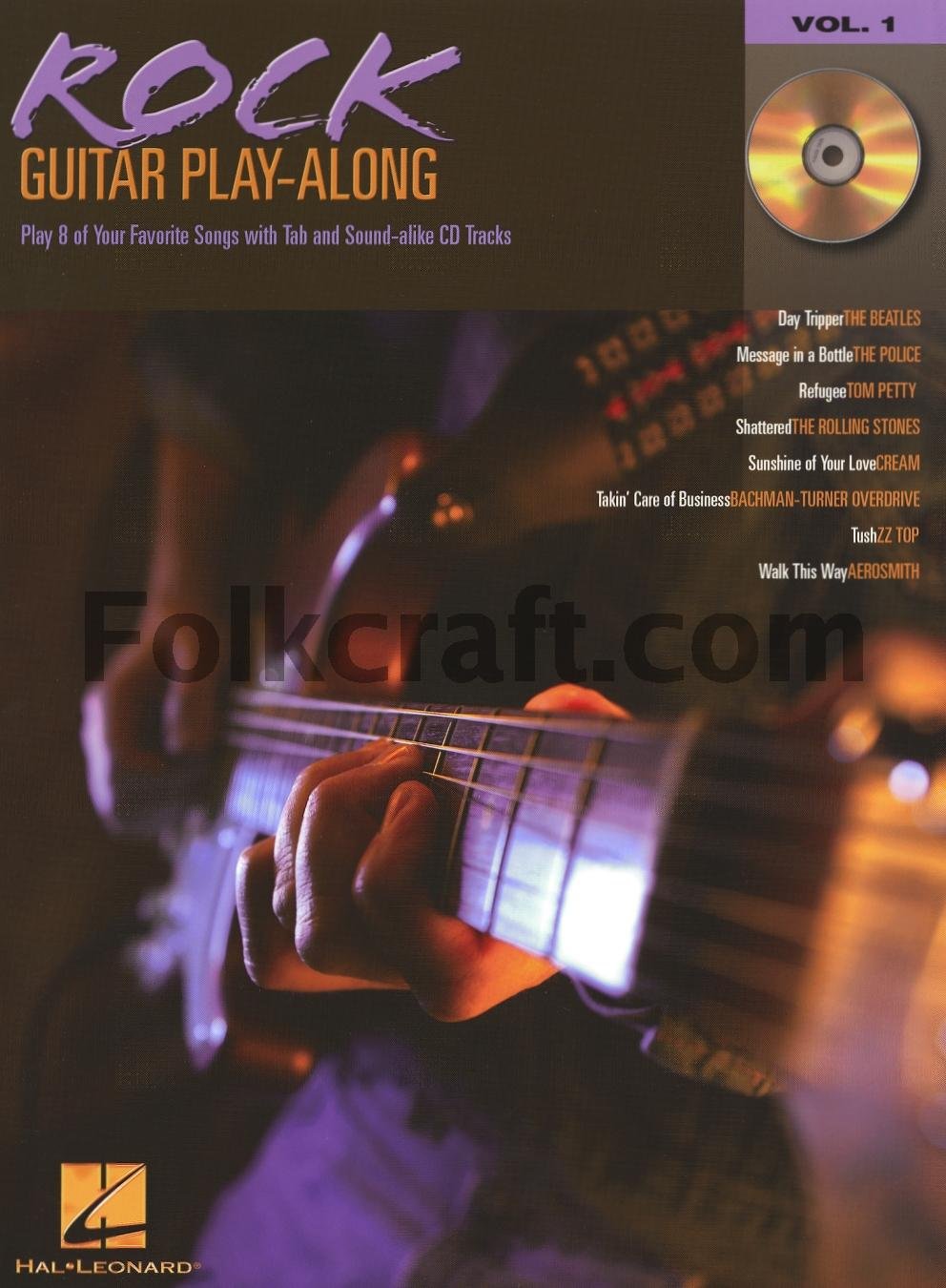 Guitar Play-Along Volume 1: Rock (Book/Online Audio). For Tablatura di Chitarra