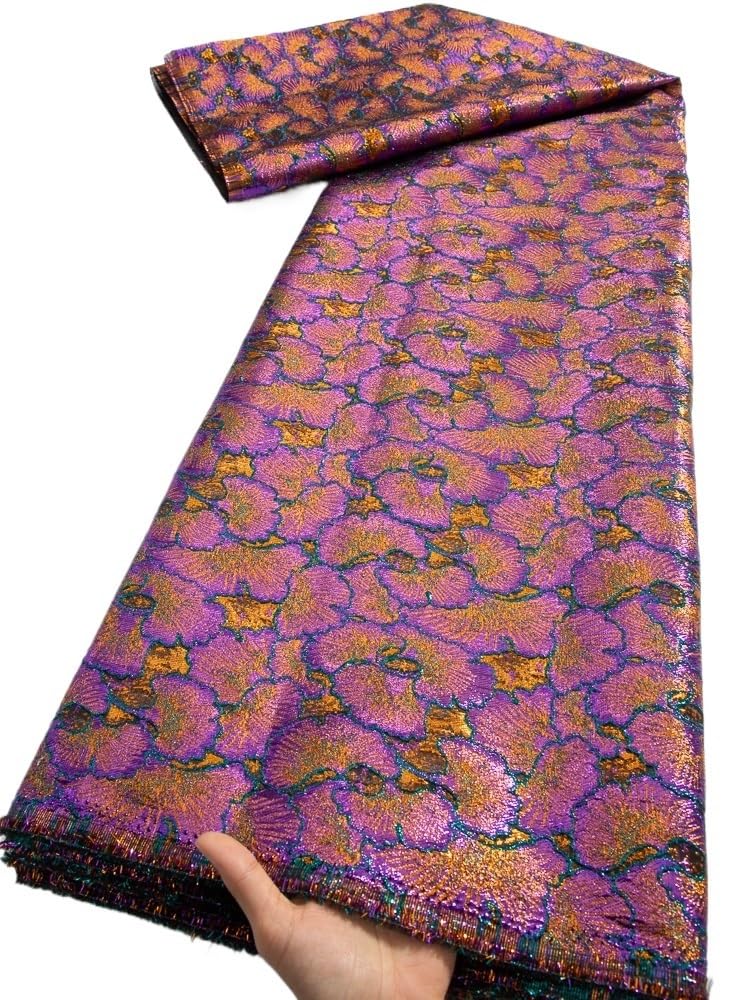 Material for Sewing Jacquard Lace Fabric Brocade for Sewing Women Wedding Party Dresses(TY37503)