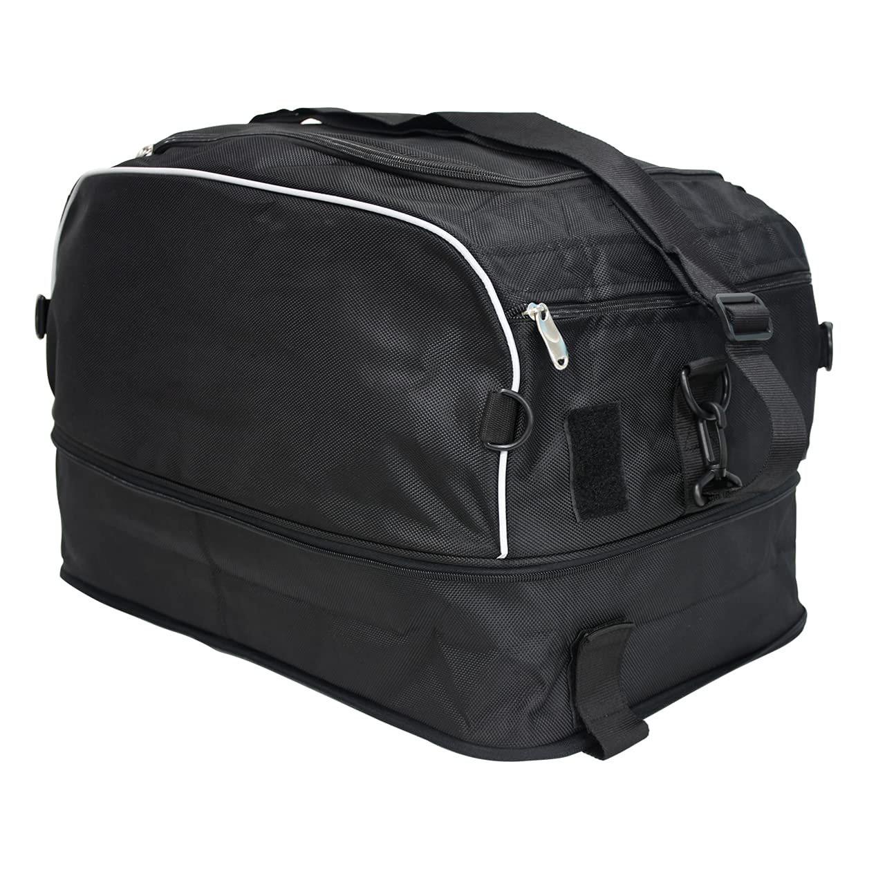 Bolsa portaequipaje de motocicleta plegable bolsa trasera equipaje de viaje adecuado para Harley Touring Street Road Electra Glide Road King 1994-2022