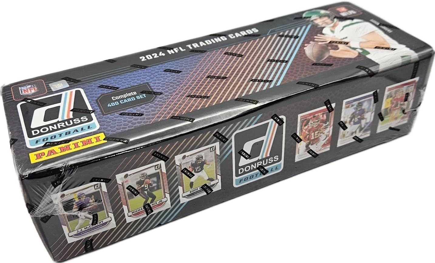 2024 Donruss Football Factory Sealed 400 Card Set Loaded with Rookies, Stars and Hall of Famers including Patrick Mahomes, Jayden Daniels, Caleb Williams, Bo Nix, Drake Maye and Michael Penix Plus
