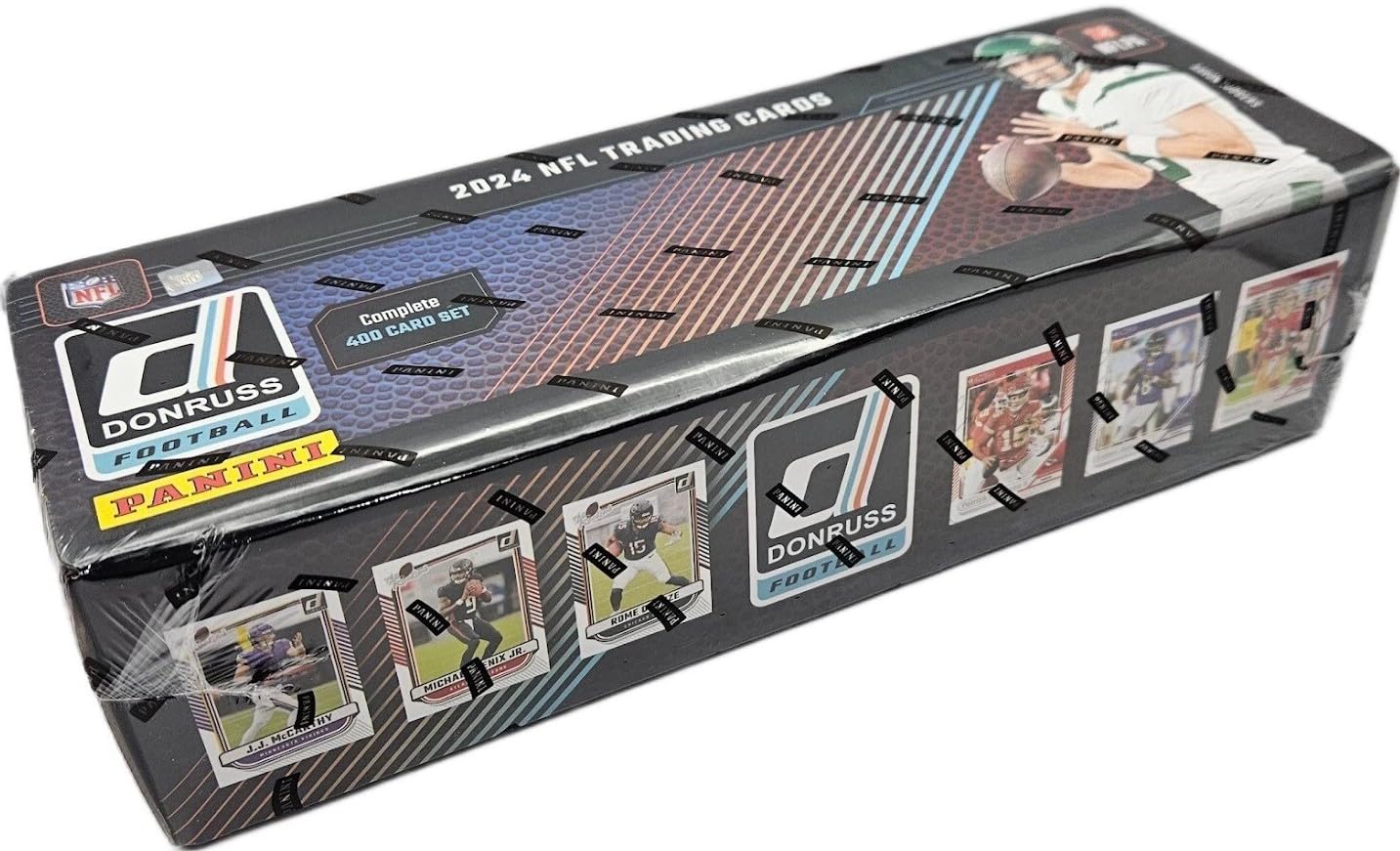 Denver Broncos Card Set 2024 Panini Donruss Denver Broncos Complete Team Set - 13 Card Set Including Bo Nix Rated Rookie & All Key Players Denver Broncos Cards