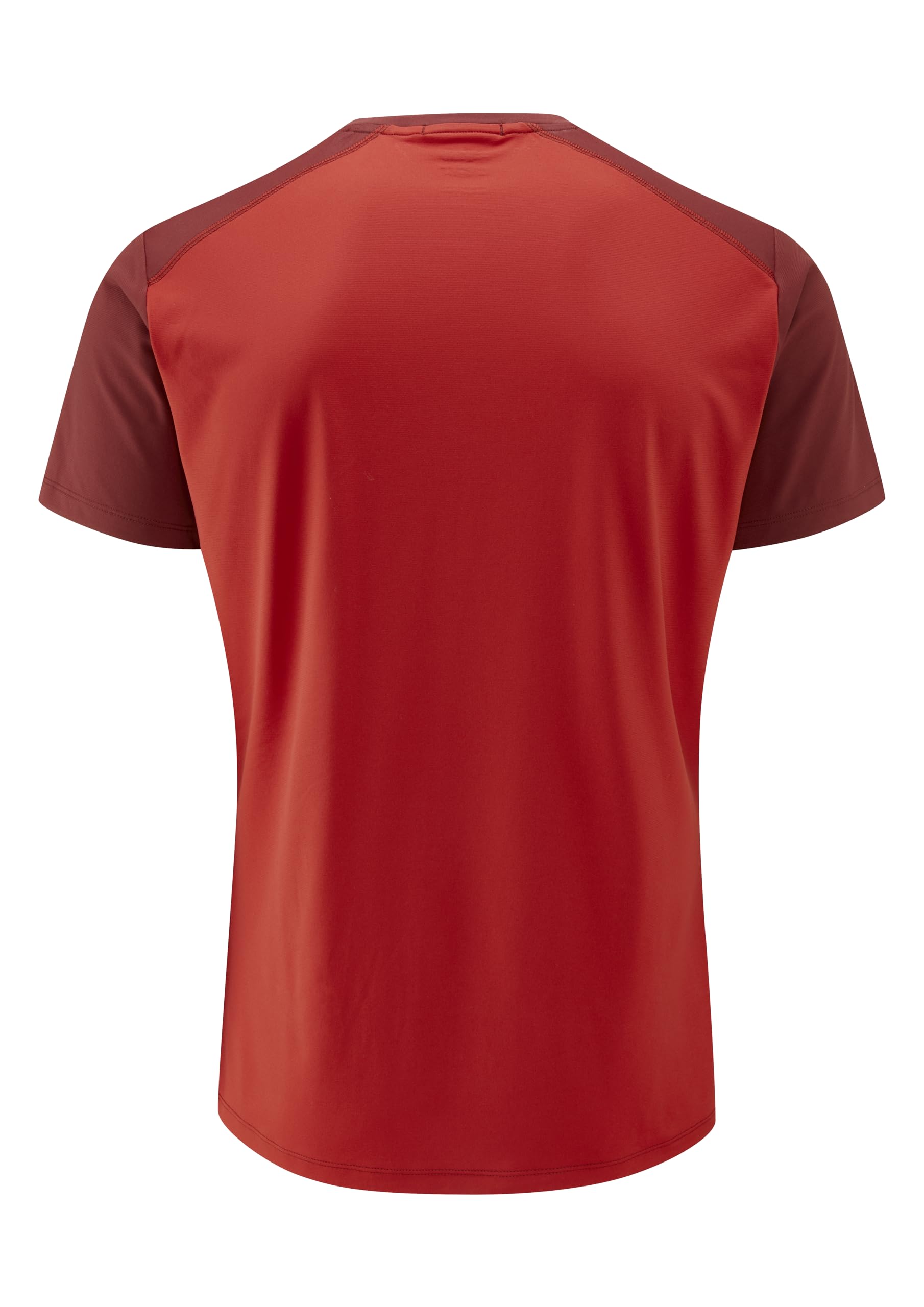 Rab Męska koszulka Force lekka koszulka do trekkingu, wspinaczki i biegania w terenie, Ascent Red/Oxblood Red, XL