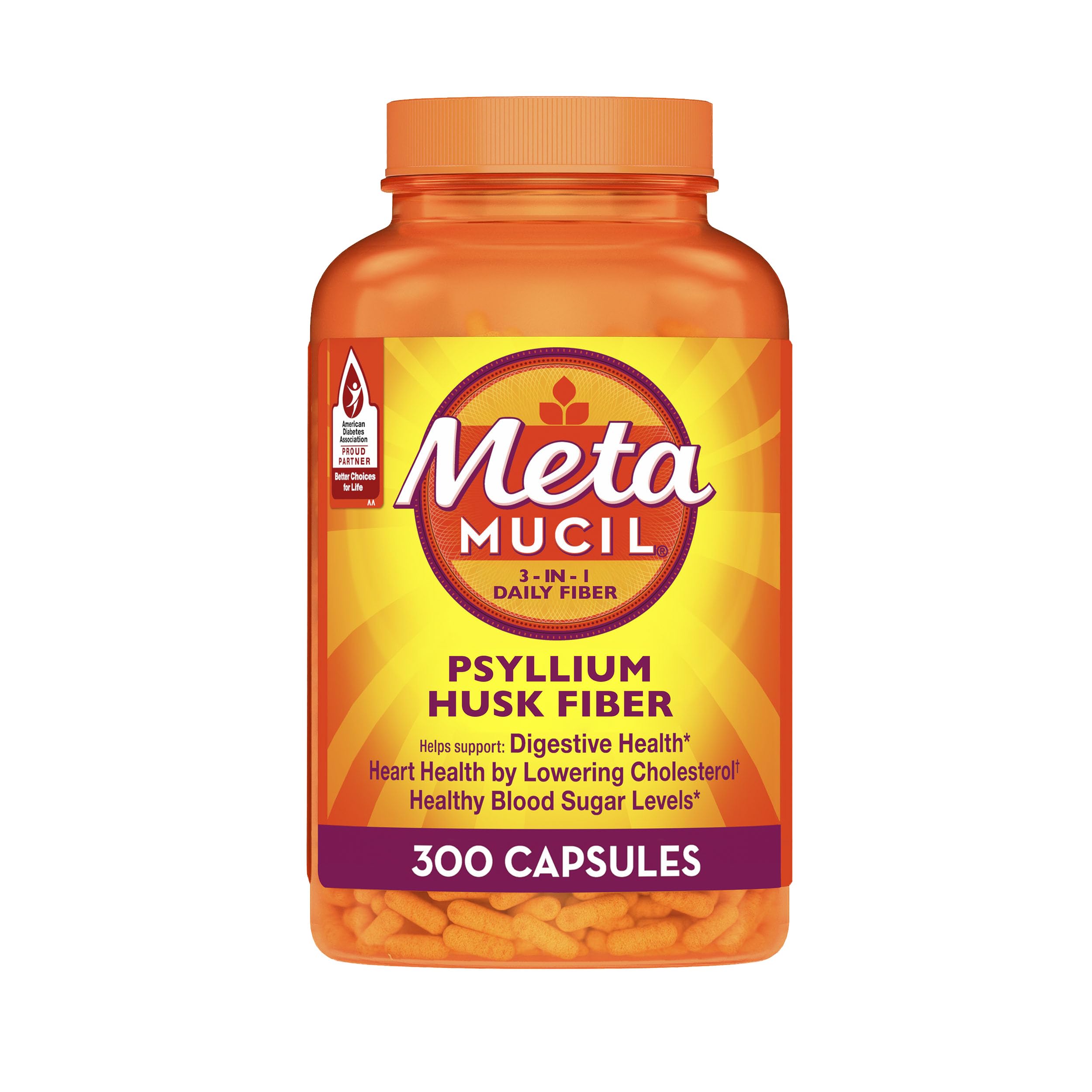 Metamucil Psyllium Husk Fiber Capsules