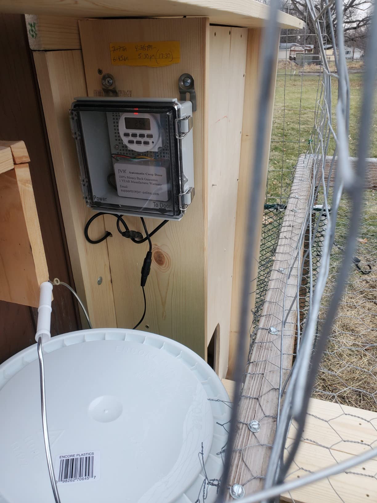 24/mo Finance JVR Automatic Chicken Door Coop Opener Kit with Safety