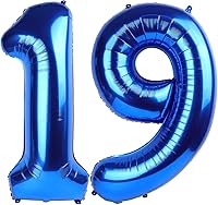 Vista 211 de Globos con números con estampado de vaca, globos de 40 pulgadas del número 0-9 (cero-nueve), globo de vaca para suministros de fiesta de cumpleaños