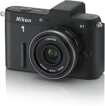 Nikon V1 Compact System Camera Black 10mm Lens 10MP inch LCD Screen Nikon V1 Compact System Camera Black 10mm Lens 10MP inch LCD Screen