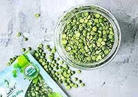 Vista 4 de Guisantes verdes orgánicos, 3 libras, sin OMG, secos, veganos, kosher, a granel. Fácil de cocinar. Gran fuente de proteínas, fibra, minerales
