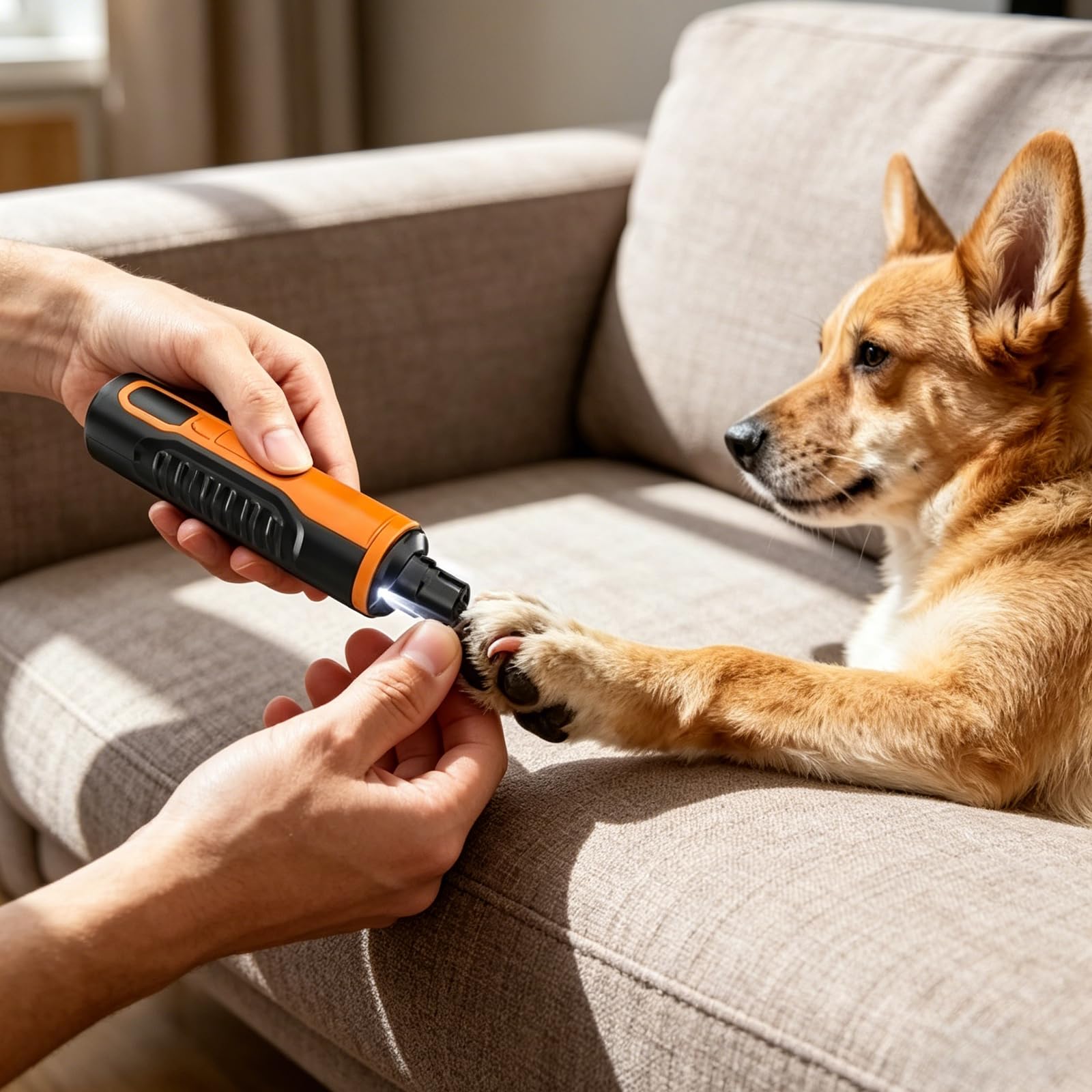 Ponceuse à ongles électrique pour animaux de compagnie 5 niveaux 9500