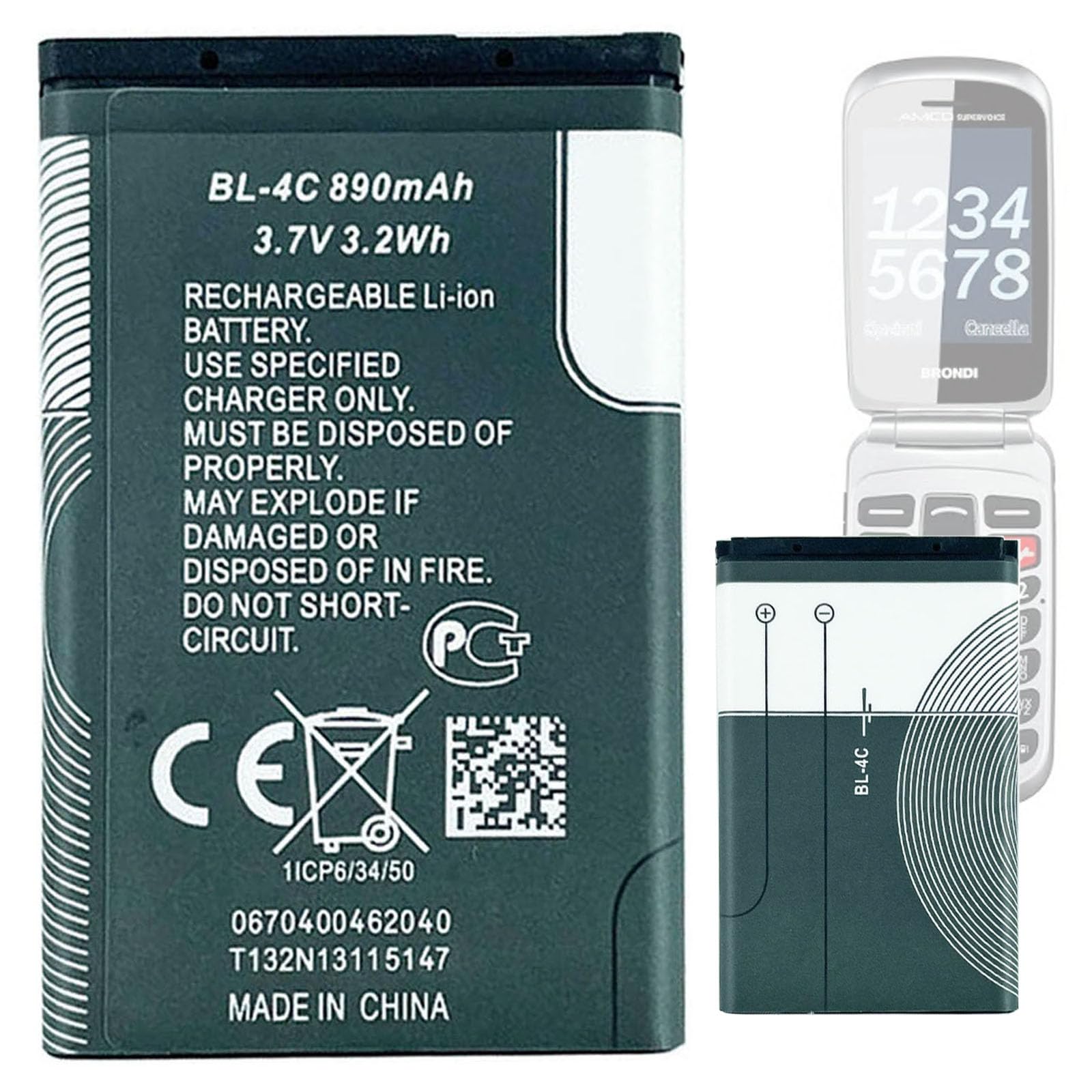 Caricabatterie Da Parete Per Brondi Amico Supervoice – Micro-USB – Generico