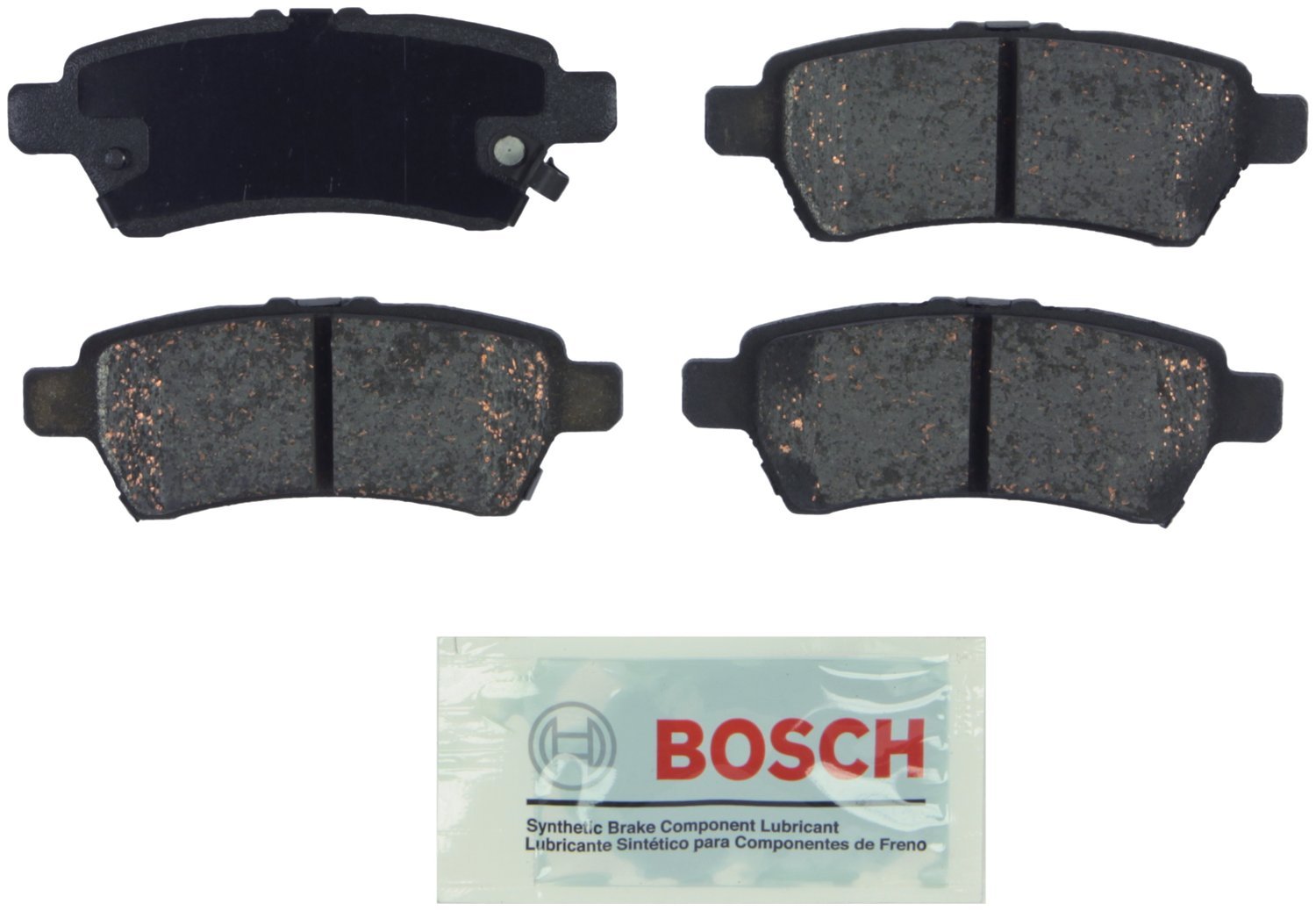 Bosch BE1324H Blue Disc Brake Pad Set with Hardware - FRONT — view 274
