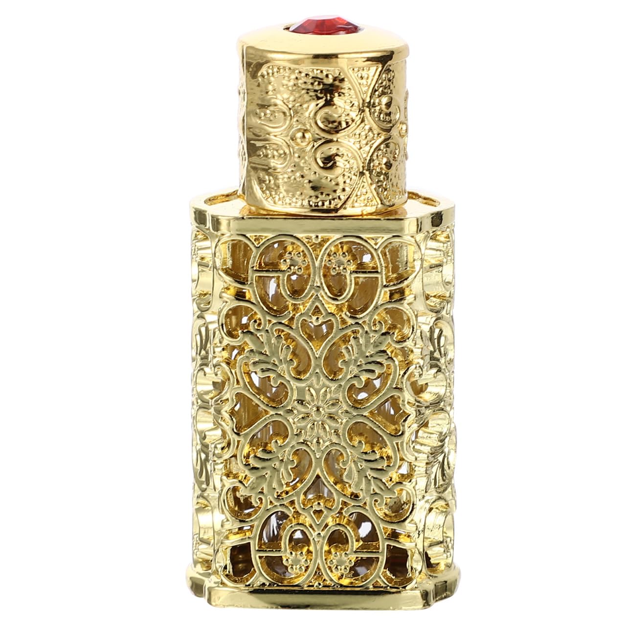 Botella de esencial y atomizador de perfume FRCOLOR de diseño antiguo para cosméticos de viaje
