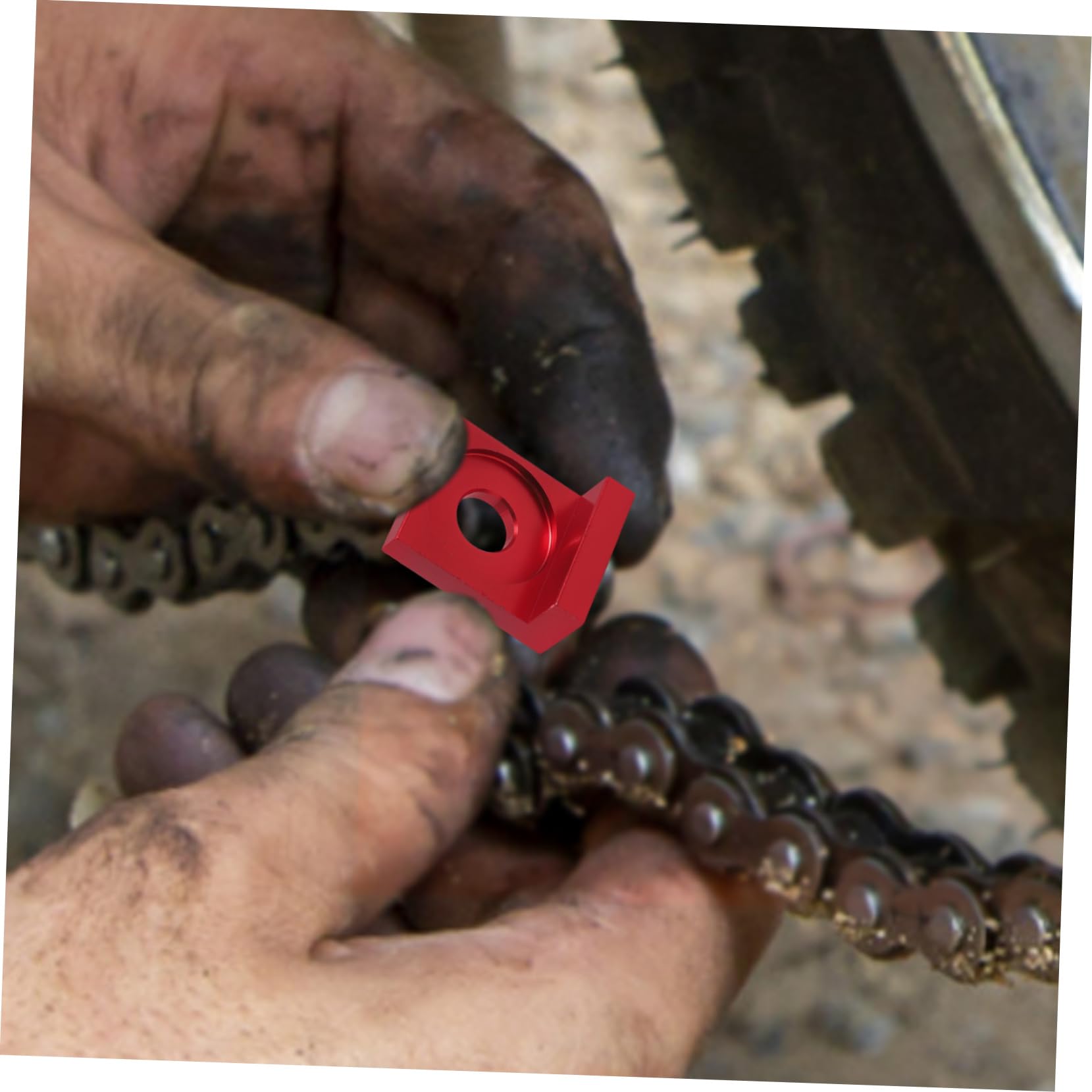SOLUSTRE 10pezzi Tenditore Catena Per Tensione Catena Accessori Compatibili Con Off-road