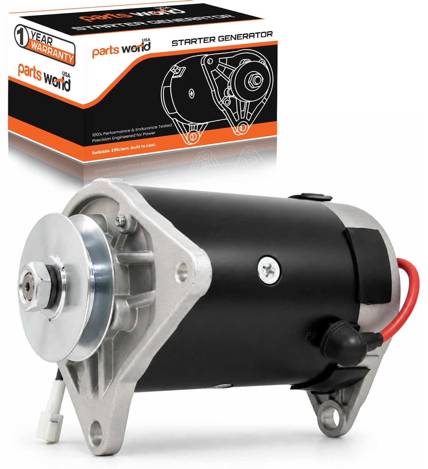 Photo 1 of 12V Starter Generator Compatible with Yamaha Golf Cart G16A Ultima 1996-2002 | GSB107-06F | GSB107-06H | GSB107-06k |JN6-H1100-02-00 |JN6-H1100-03-00 |JN6-H1100-04-00-1 Year Support
