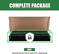 Vista 6 de EZISO - Pesos de rueda de 12 oz, color negro, peso de rueda con respaldo adhesivo de 0.5 onzas (144 unidades, paquete de 72 onzas)