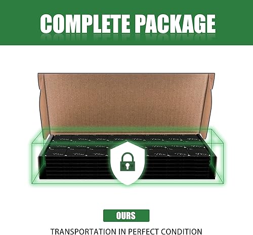 Miniatura 6 de EZISO - Pesos de rueda de 12 oz, color negro, peso de rueda con respaldo adhesivo de 0.5 onzas (144 unidades, paquete de 72 onzas)