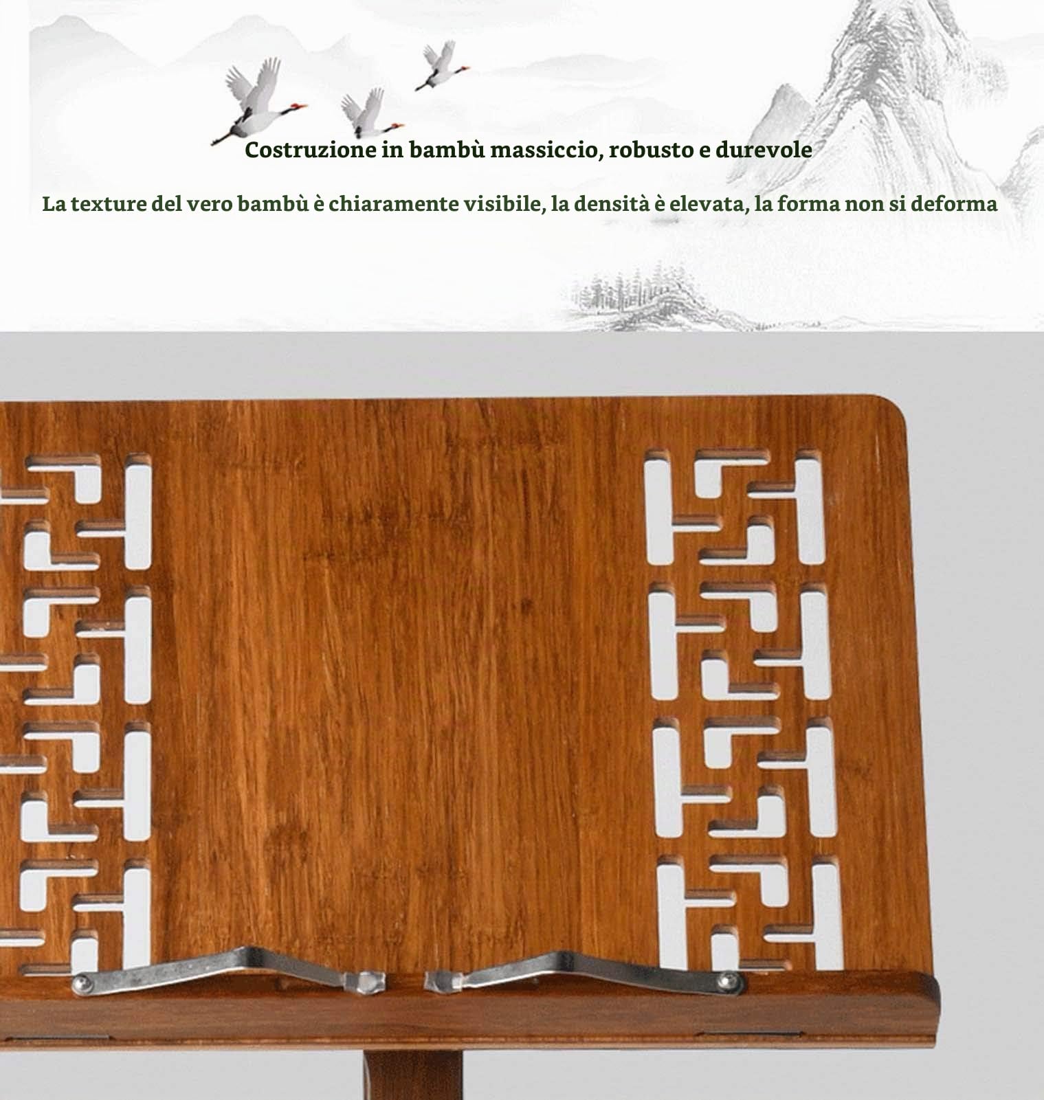 Leggio Musicale, Podio Professionale In Legno Con Altezza Regolabile E Supporto Musicale Portatile Robusto E Leggero Per Prestazioni Di Strumenti Musicali Violino Per Chitarra In Legno Massello(A)