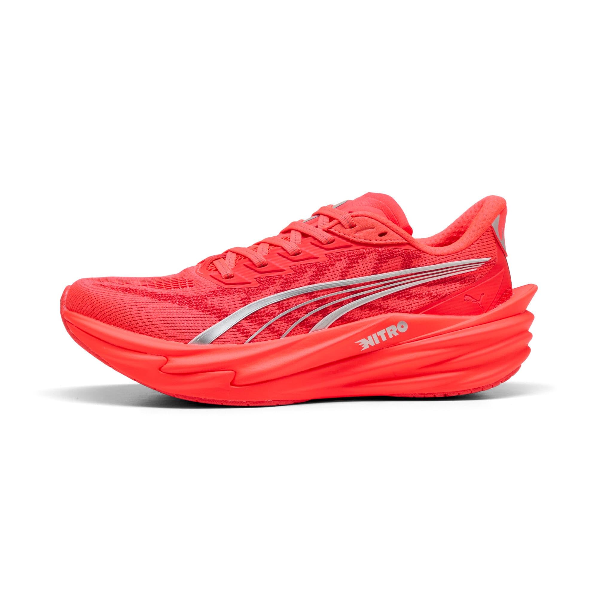 Puma Chaussures de running Deviate Nitro 4 - EU 40 1/2 Ultra Red / Puma Silver