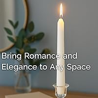 Vista 5 de Stonebriar Velas cónicas altas de 10 pulgadas, sin perfume, 10 unidades, 7 horas de tiempo de combustión