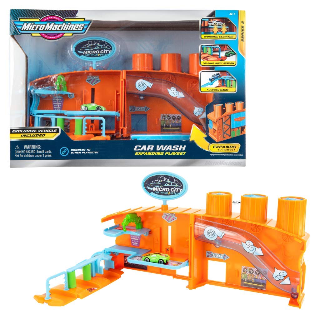 Buy Micro Machines Car Wash Adventure Expandable Playset Includes 1