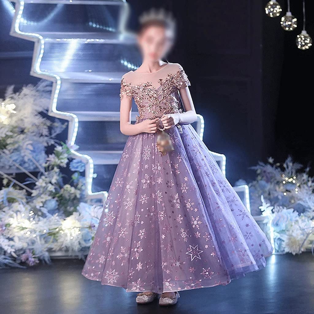 the evening dress kids Girls Formal Party Princess Prom Long Birthday Party Dresses (Color : D, Size : 150) : Buy Online at Best Price in KSA Scoop Sleeve Commodity-62044390 Cup Size:Regular Evening dresses (LUXUAR) |