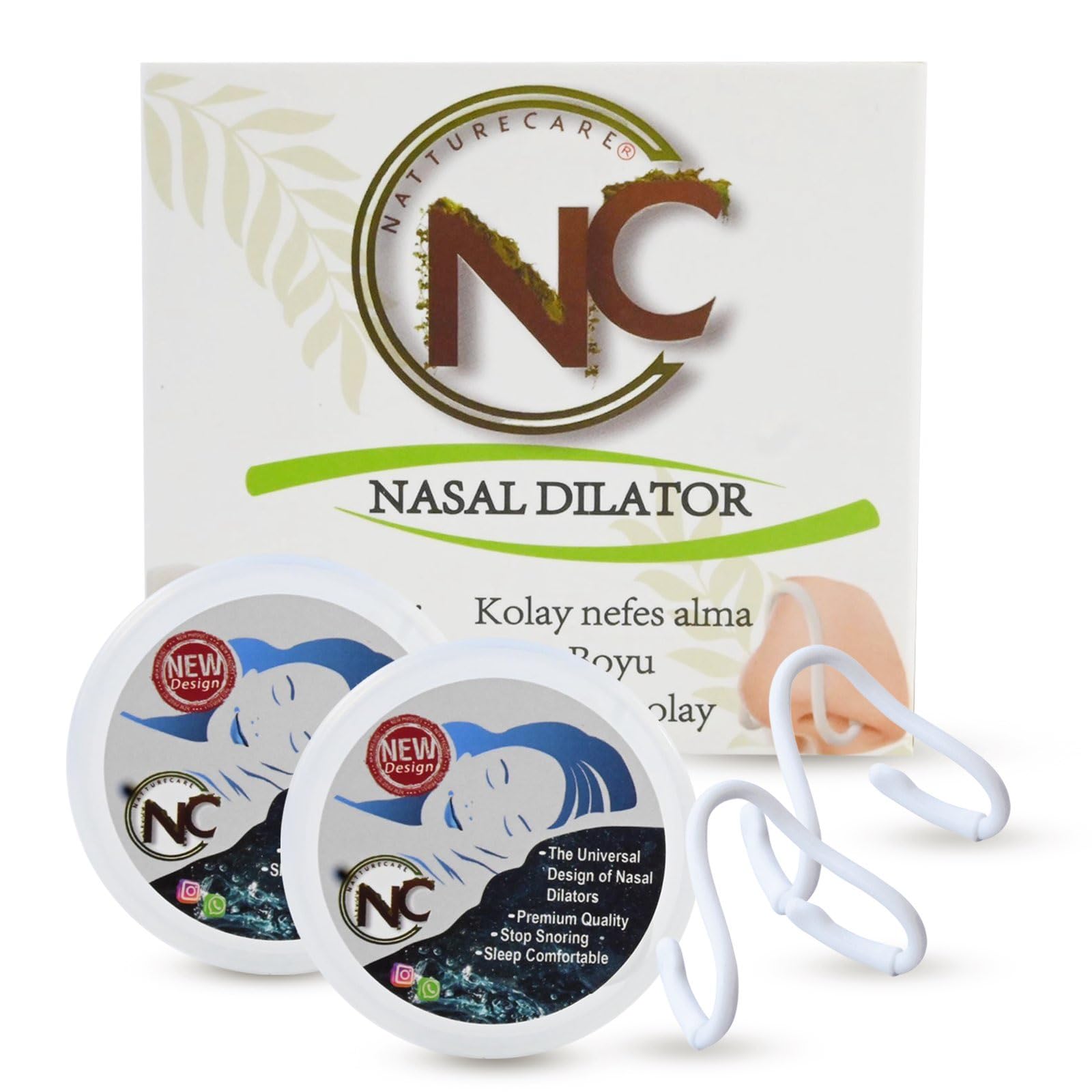 Natturecare Nasal Dilator for Snoring Anti-Snoring Sleep Solutions Anti Snoring Device Hale Breathing Aid Snoring Snore Stopper Nasal Dilators for Exercise