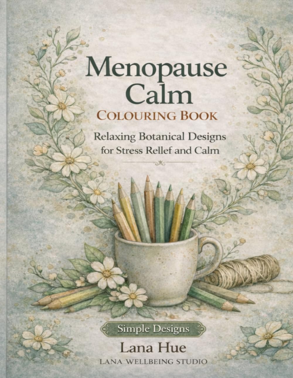 Menopause Calm: Colouring Book: A Relaxing Colouring Book for Anxiety and Sleep Relief (Calm Colouring Books for Relaxation)