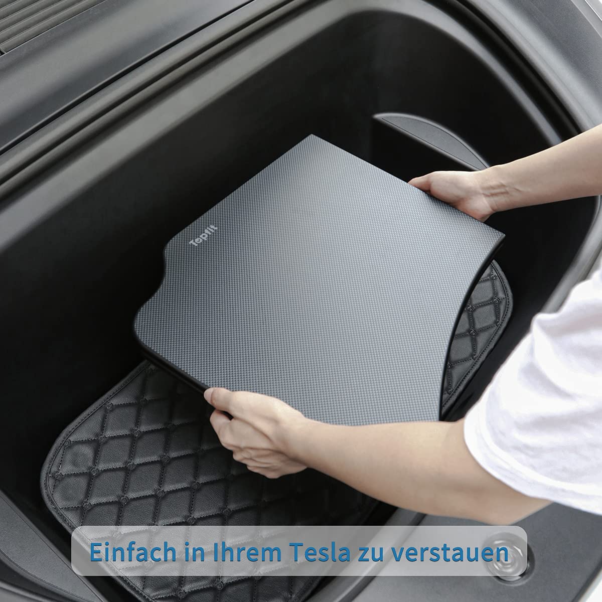 BMZX Lenkrad Schreibtisch für Tesla Model 3 Model Y Zubehör Tragbare Auto Tisch Auto Esstisch Mit Getränkehalter(Also Fits Most Vehicles,Sedans,SUVs,Pickup Trucks)