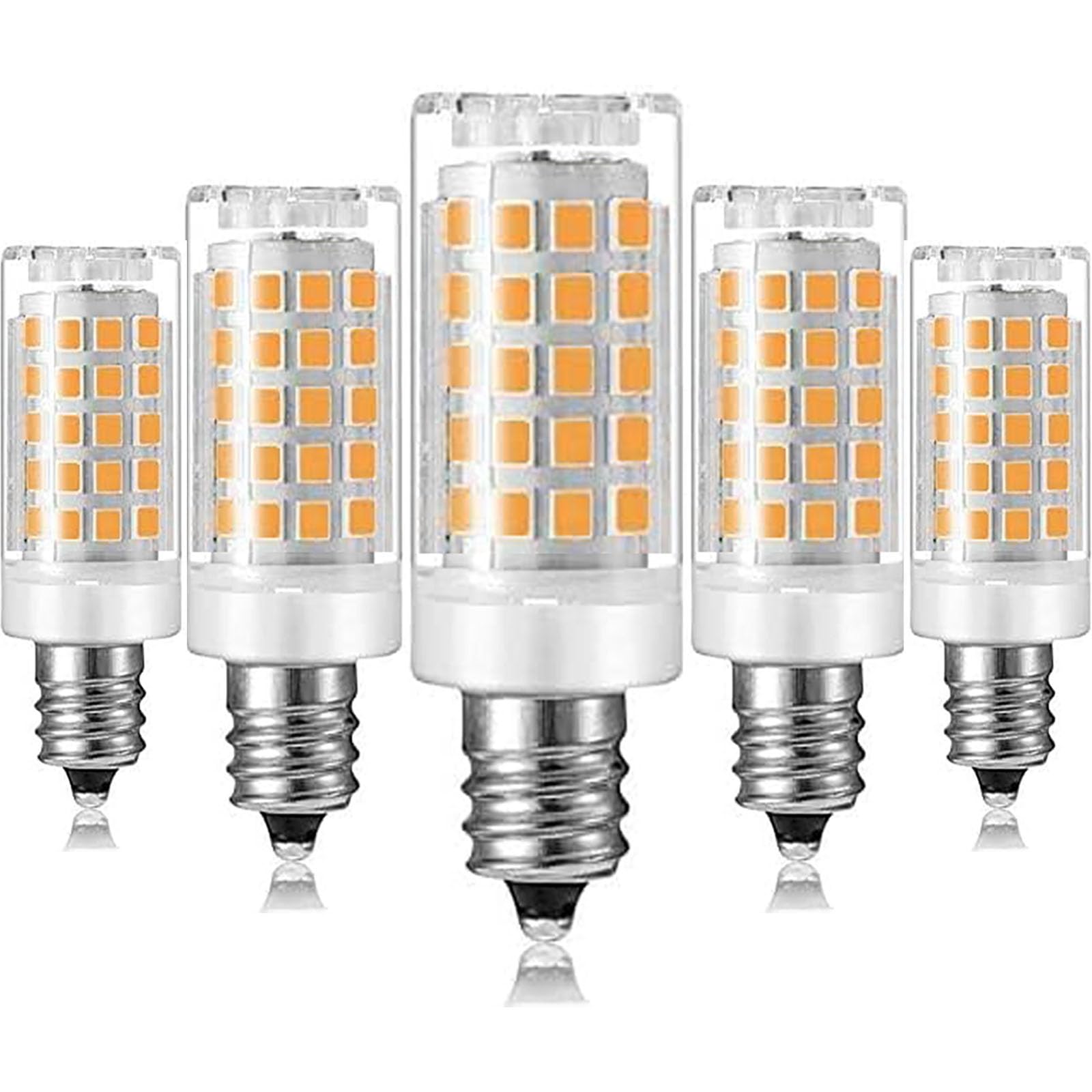E11 LED Bulb 7W, 220V-240V, 70W Halogen Bulb Equivalent, 700LM, E11 Bi Pin Base Light Bulbs for Chandelier Home Lighting Dimmable(Warm White)