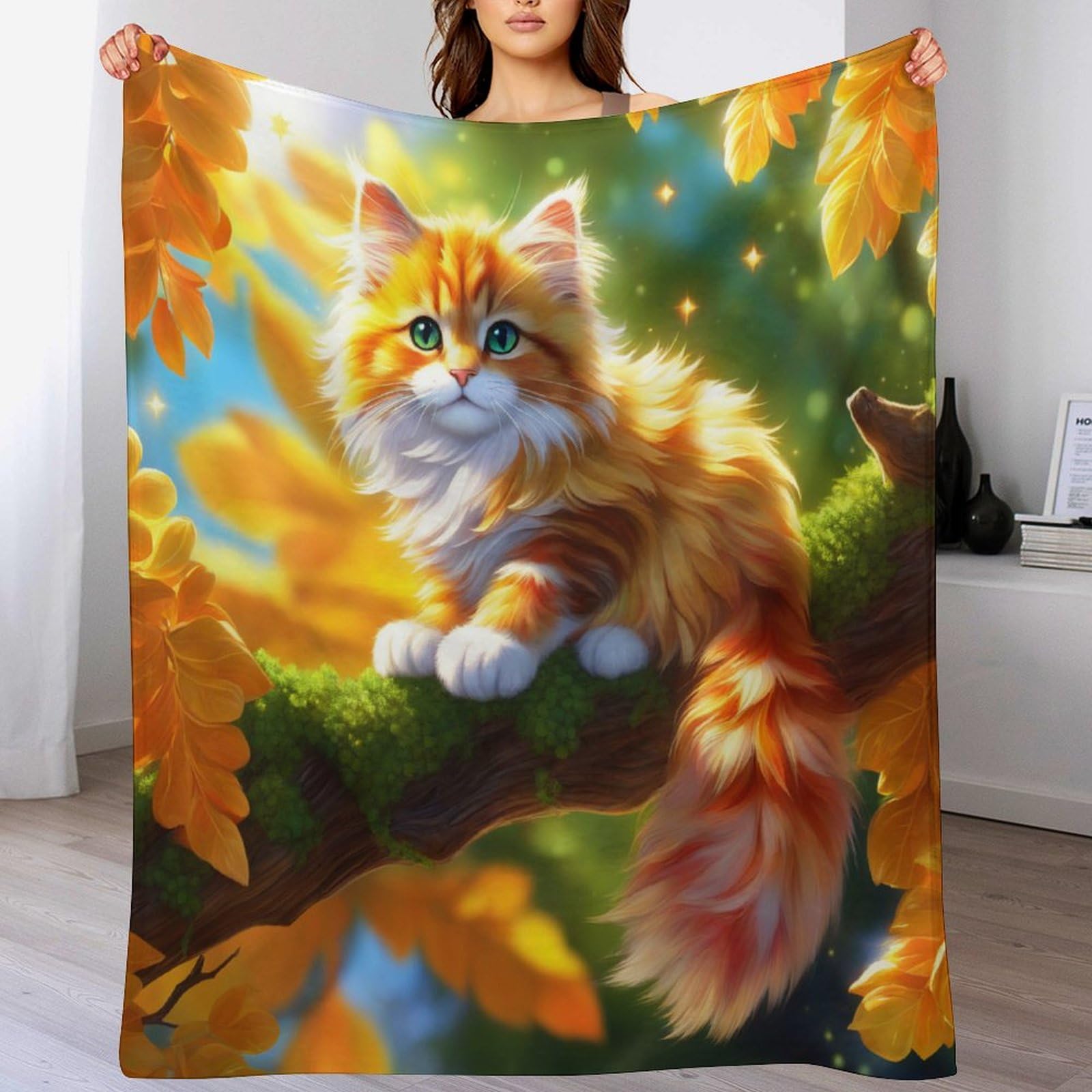 Couverture chat mignon : offrez un nid de douceur chaude à votre bébé