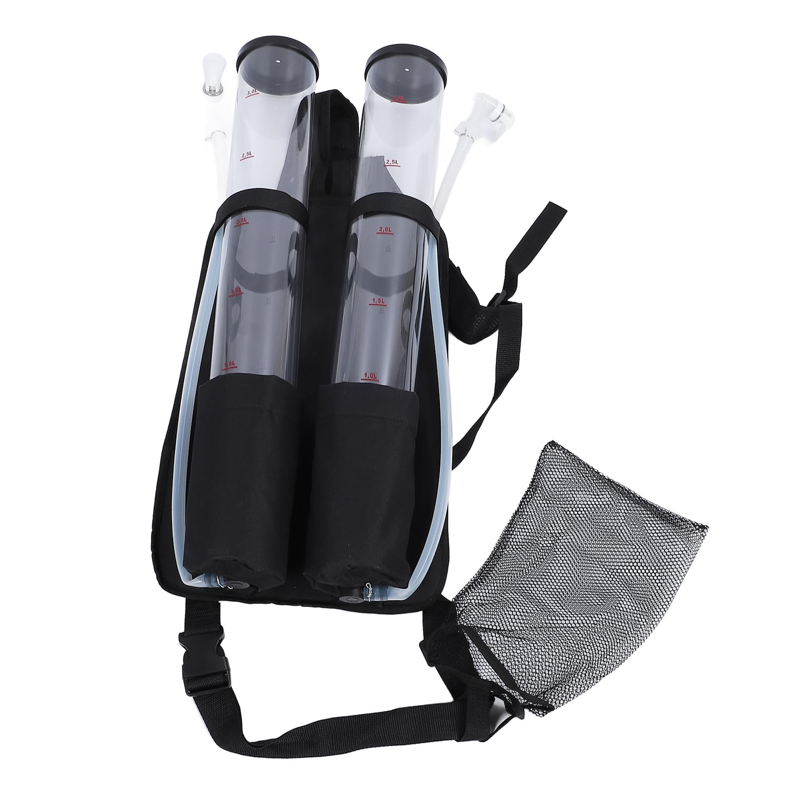 Duokon Distributore di Bevande per Zaino da 6 Litri Doppi Serbatoi da 3 Litri Distributore di Bevande Portatile per Birra e Vino con Spallacci Imbottiti per Feste Camping Bar