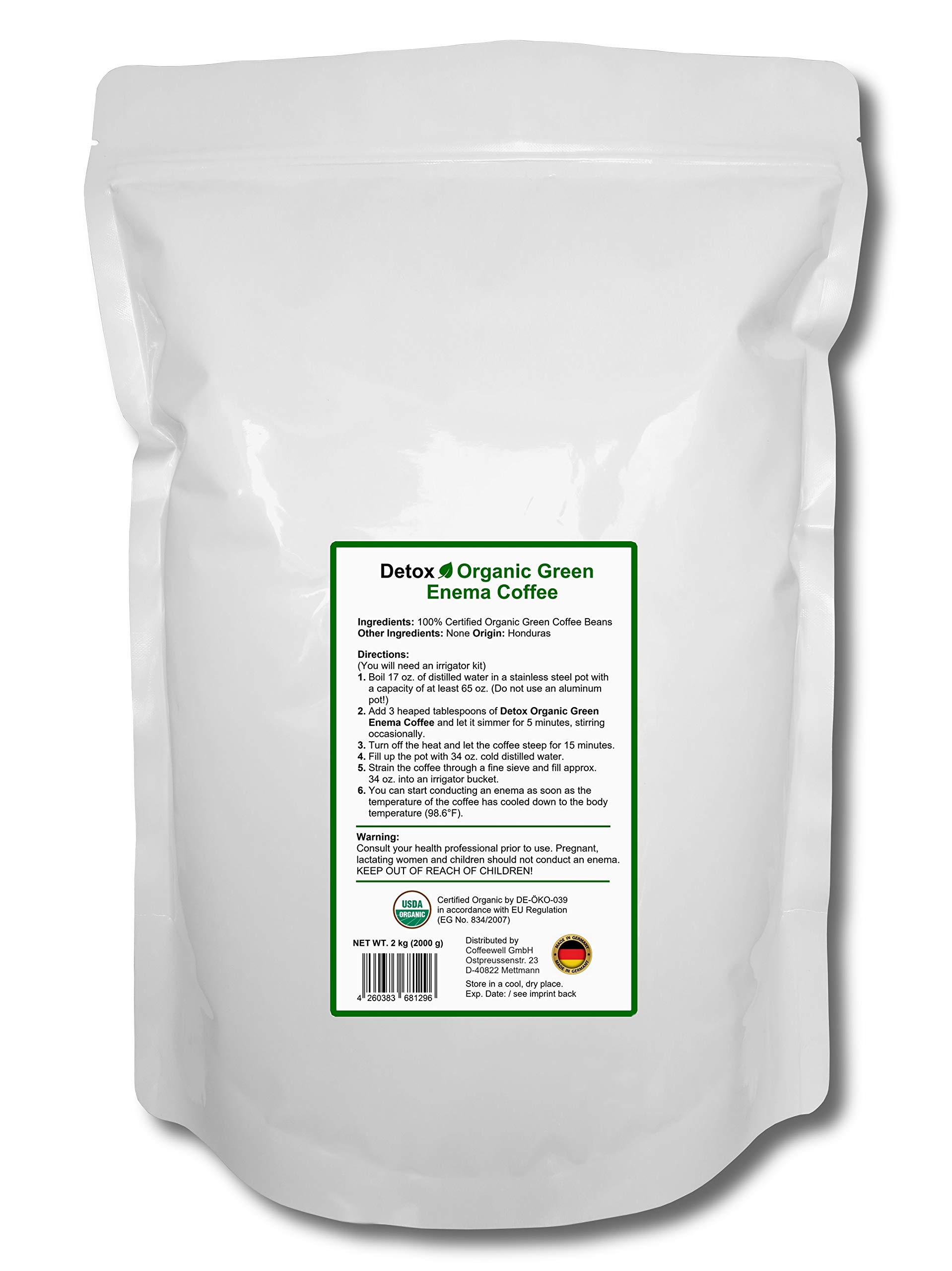 Buy Detox Organic Green Enema Coffee (4.4 Pound Value Pack) Germany's
