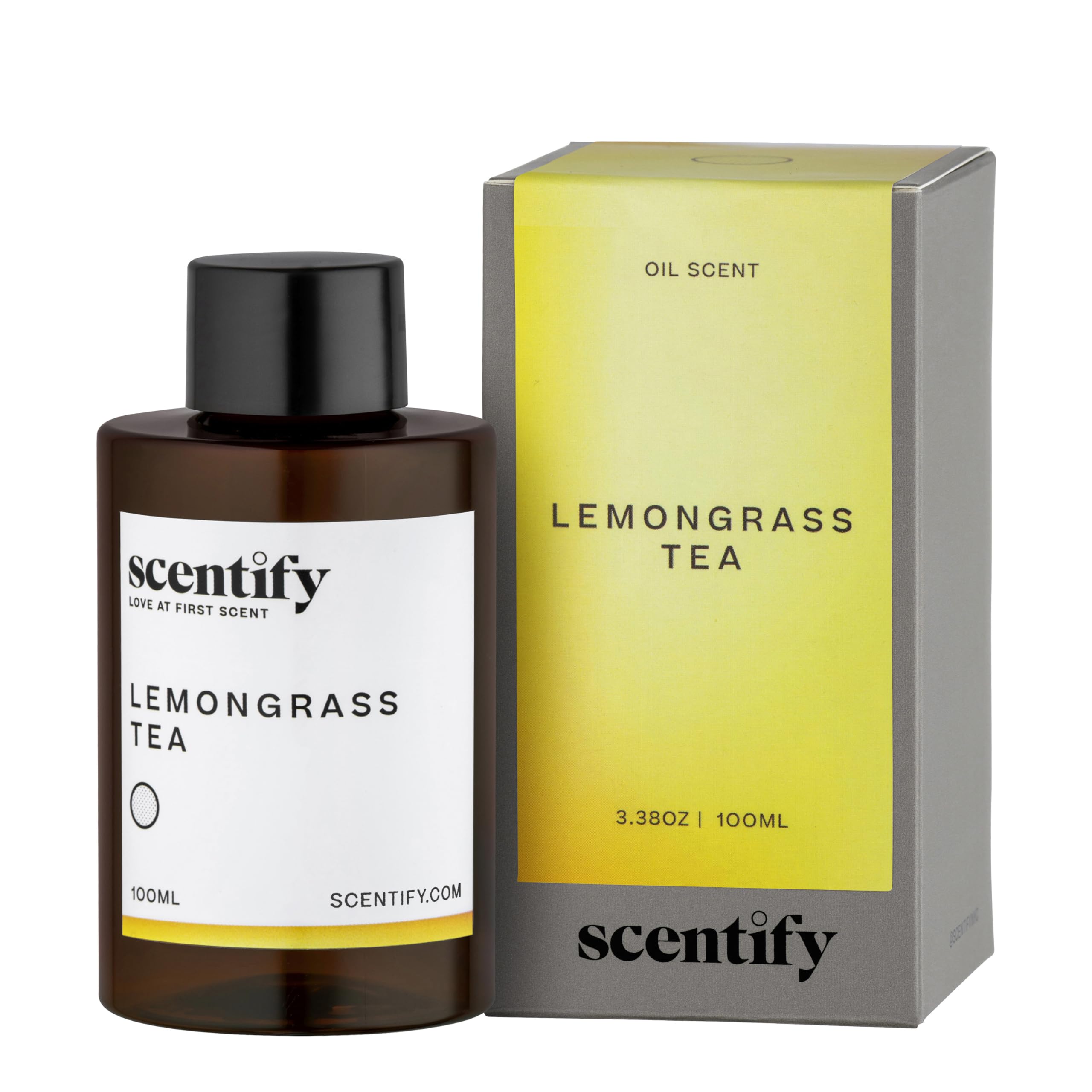 Scentify Lemongrass Aroma Oil Refill Scent for Oil Diffusers - Lemongrass, Clove, Musk Scents - Luxurious Relaxing Aromatherapy Diffuser Fragrance