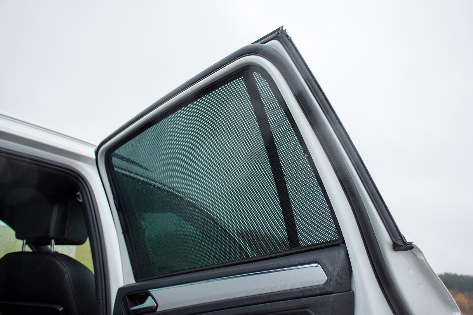 Car Shades Set (Porte Laterali Posteriori) Compatibile con Seat Tarraco 2019-2024 (2-Parti) Tendine Parasole su Misura