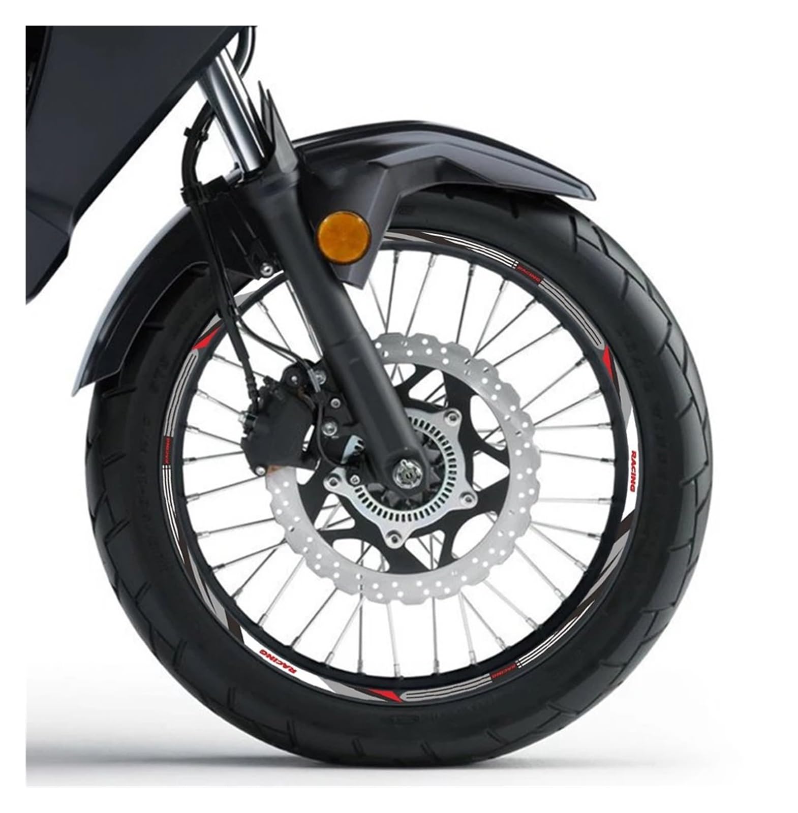 Motorrad-Aufkleber Motorrad-Radaufkleber Felgenstreifenband Für X300 Für 300X Für X 300 2017–2020, Zubehör Rad-Aufkleber(19-17inch Yellow)
