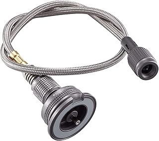 Campingmoon Camping Butane Gas Stove Adapter with Extend Hose(19.69