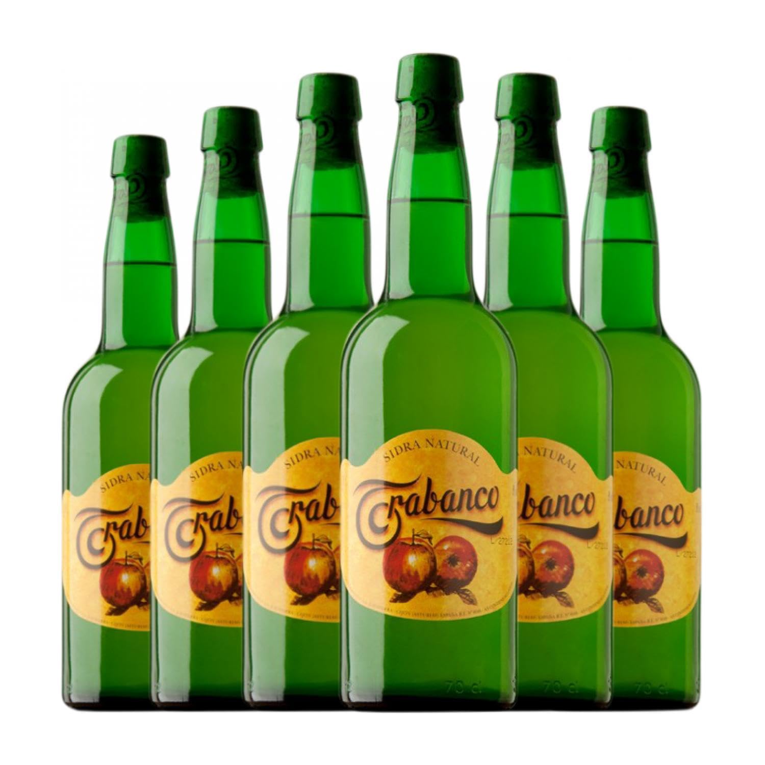 Sidra Trabanco Natural de Asturias 75 cl (Caja de 6 Botellas de 75 cl)