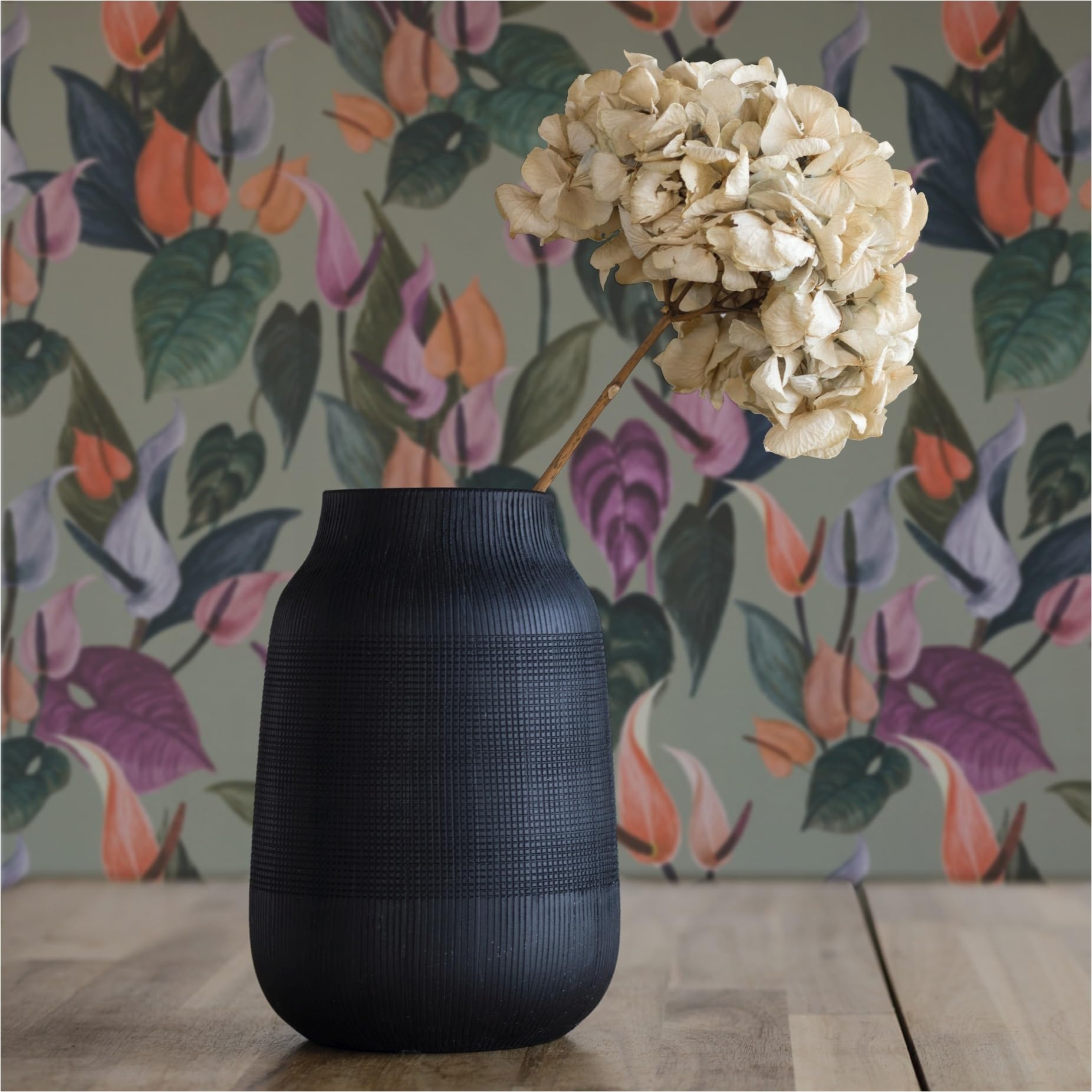 Papier peint floral lavable solution idéale pour murs de cuisine et salon