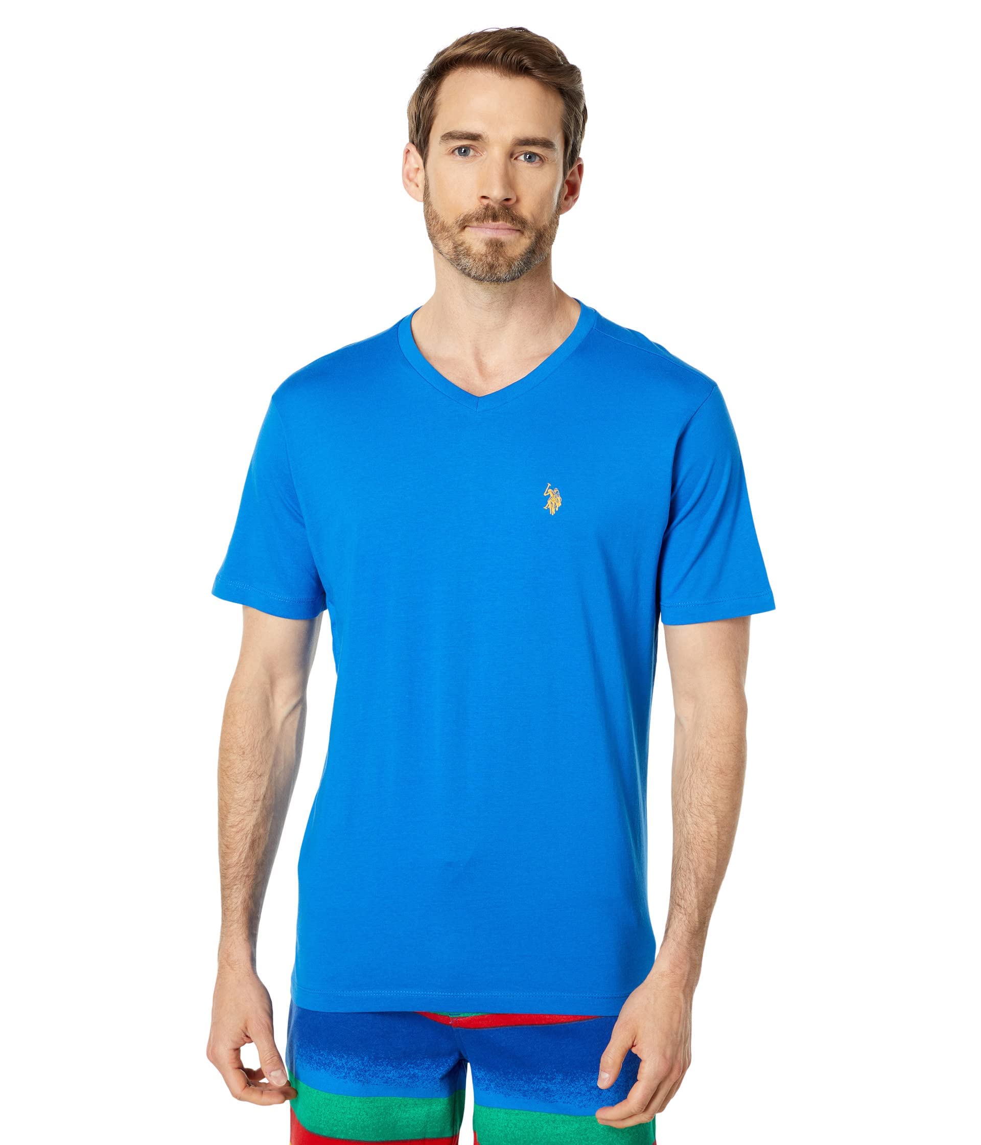 U.S. Polo Assn. Men's Solid V‑Neck T-Shirt