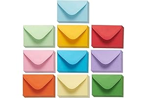 Juvale 100 Pack Colorful Money/Gift Envelopes