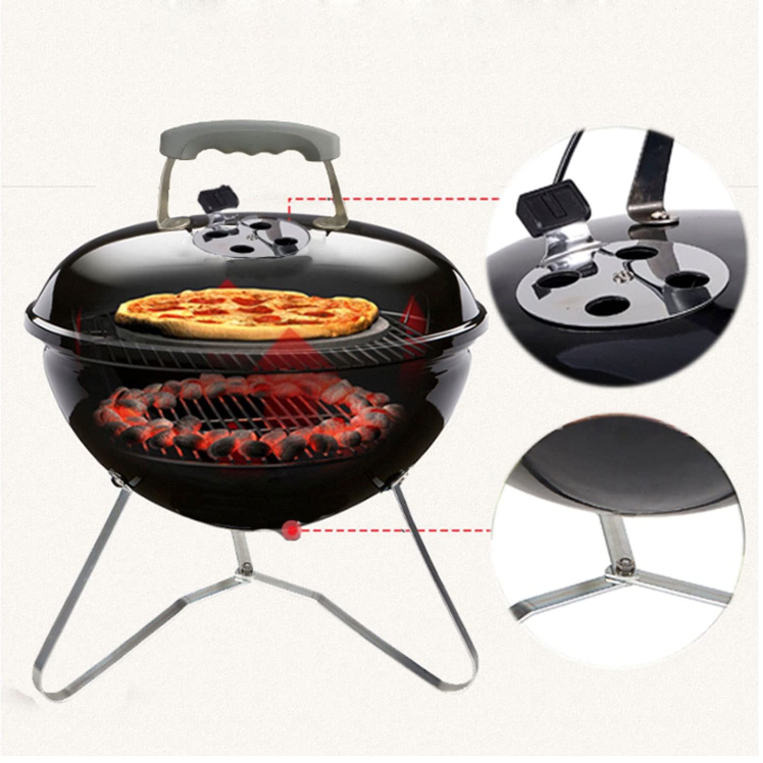 Przenośny grill węglowy na stół Camping Outdoor Garden Grill BBQ Party