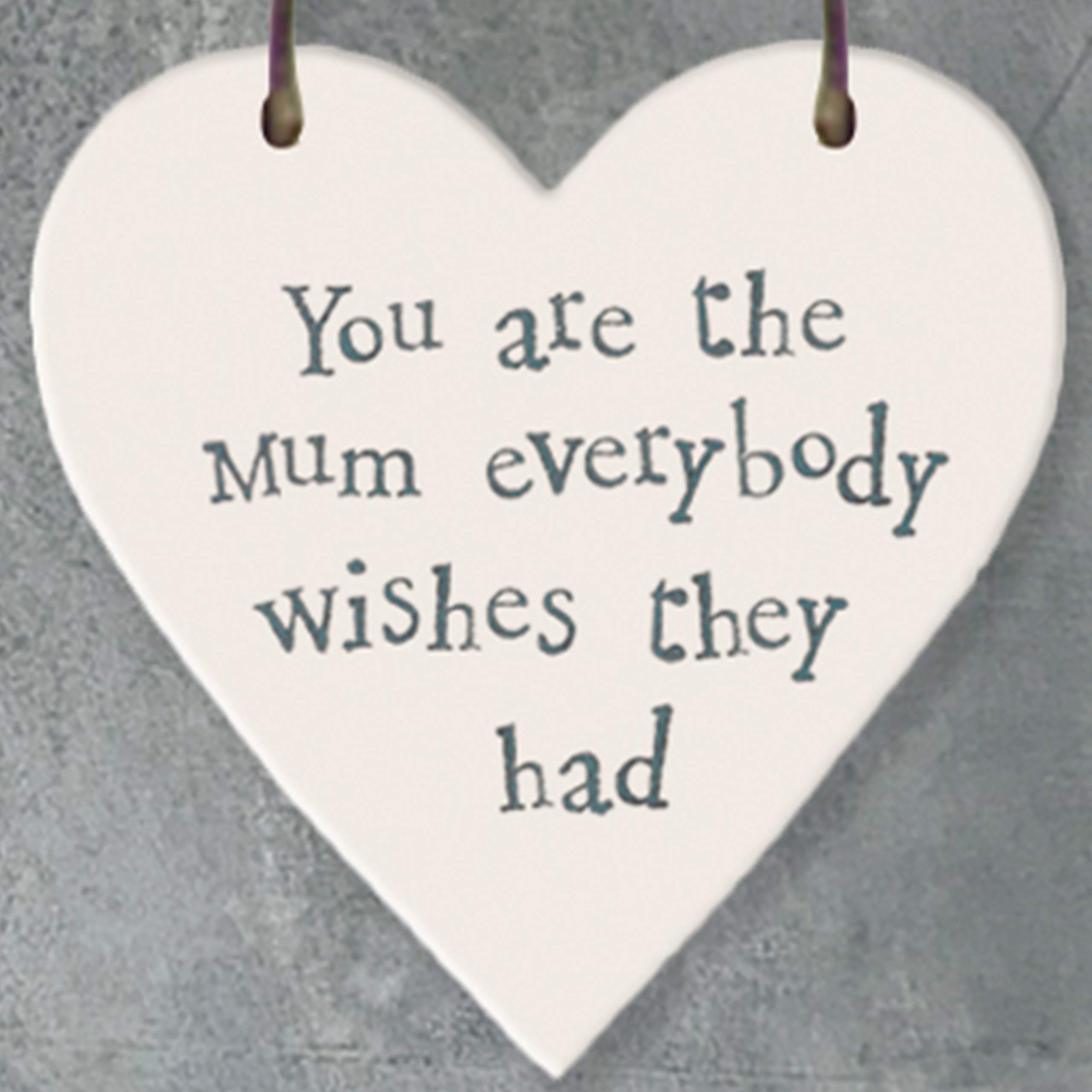 Pebble Eleven Tiny Wooden Message Tags Heart Star Board Gift Label Small Mini Signs Keepsakes (Heart, You Are The Mum)
