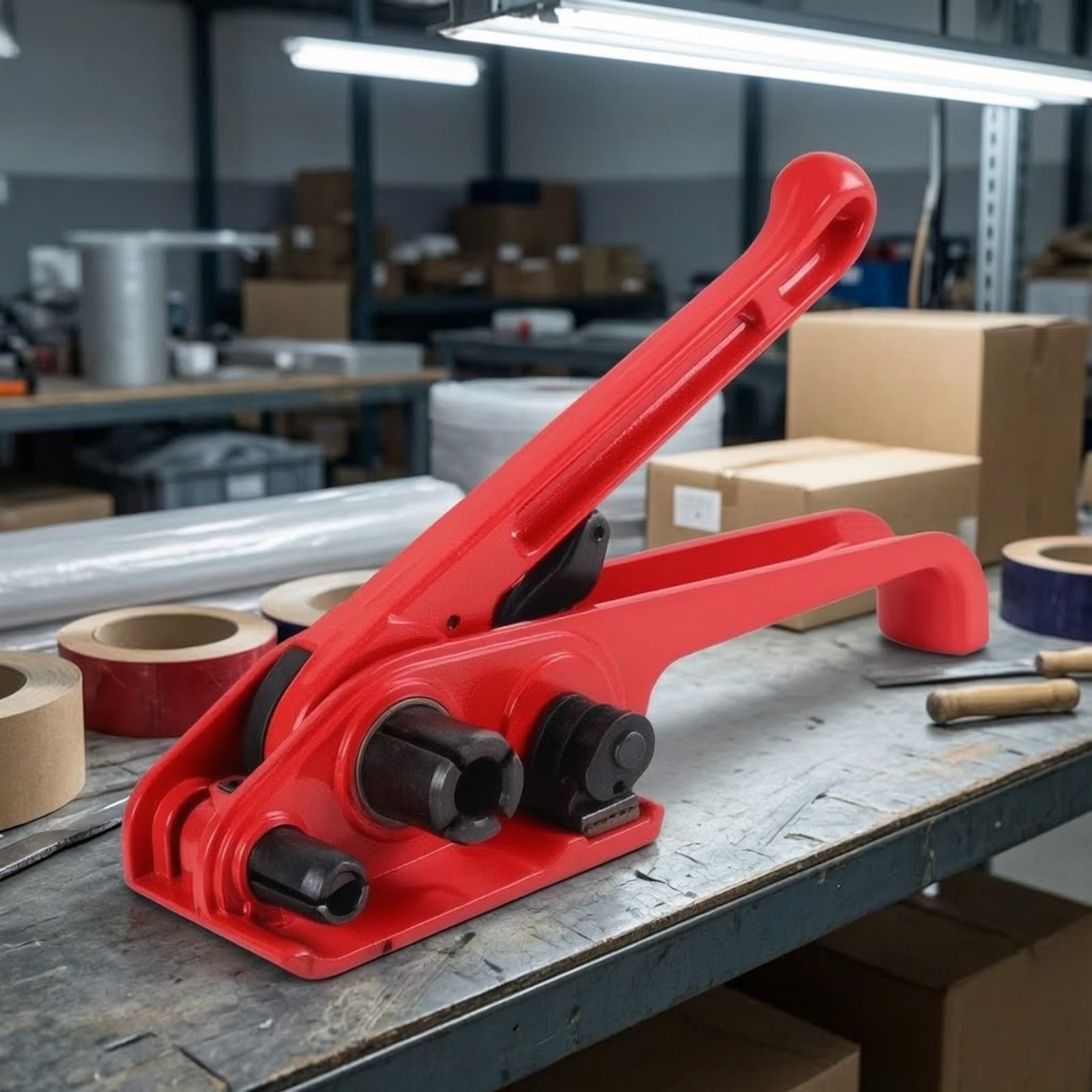 Tendeur -Feuillard Intégré Manuel Feuillard Cerclage P Ergonomique til pr Entrepôt