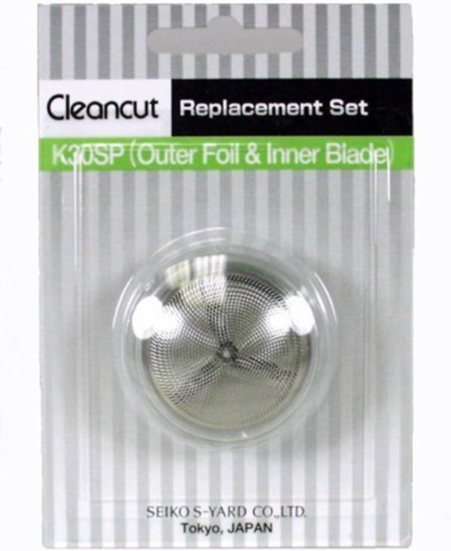 CLEANCUT Replacement Kit for ES412 Personal Shaver - Blade and Foil Head Replacement for Precision Shaving - Includes New Blade, Foil & Cap - Made in Japan, Easy to Install