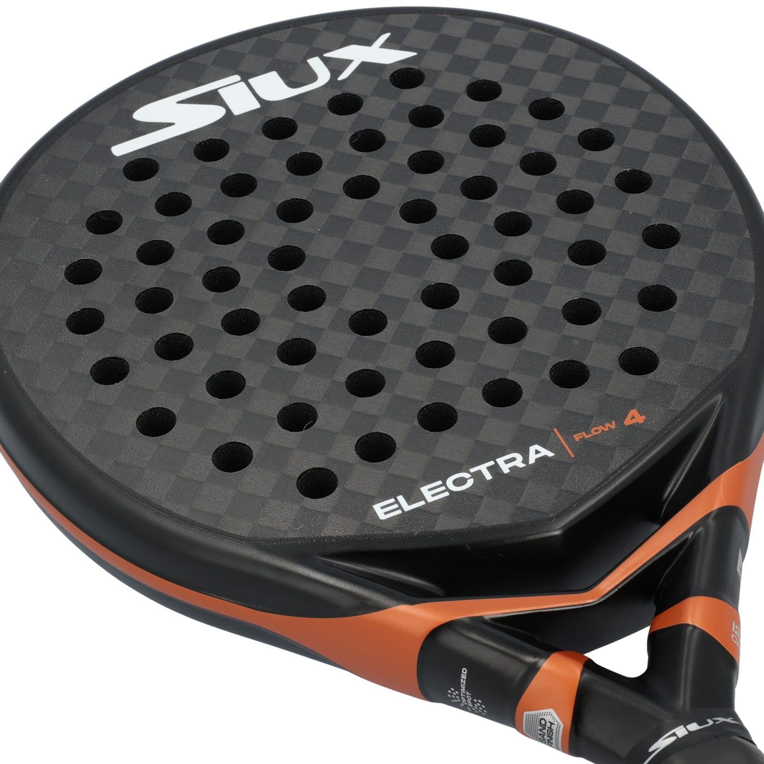 Siux - Pala Electra 4 Special Edition Flow Semi Profesional Forma Redonda - Control y Potencia