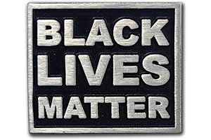 Black Lives Matter BLM Enamel Lapel Pin Made in USA