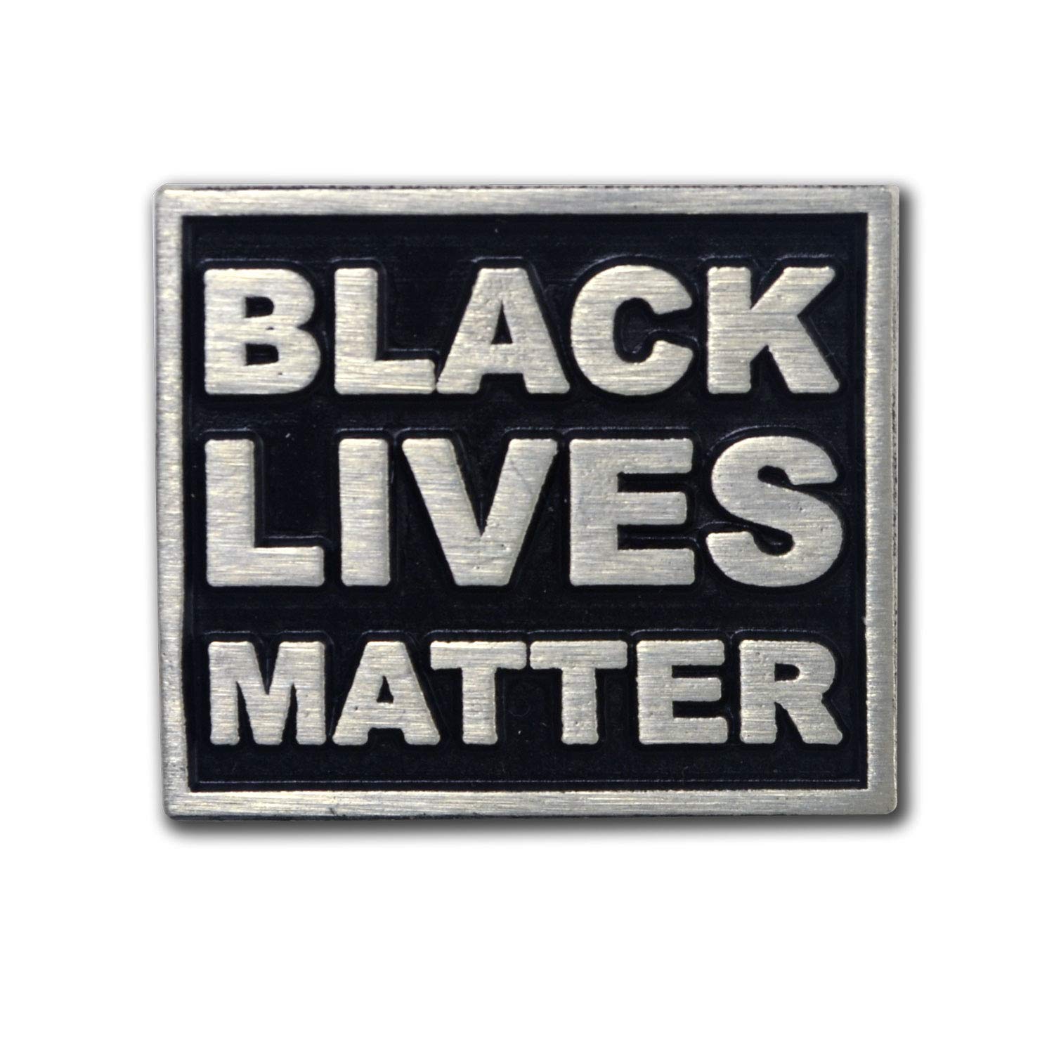 StockPins Black Lives Matter (BLM) Enamel Lapel Pin – Show Your Support for Racial Justice – Made in USA