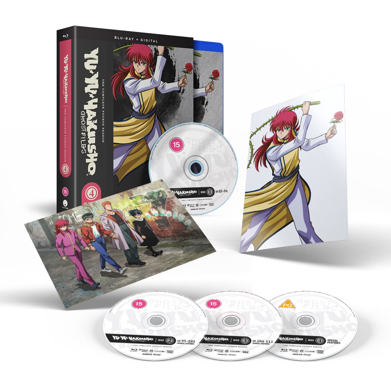 Yu Yu Hakusho Temporada 4 en Blu-ray con copia digital, episodios 85 a 112 [Reino Unido]
