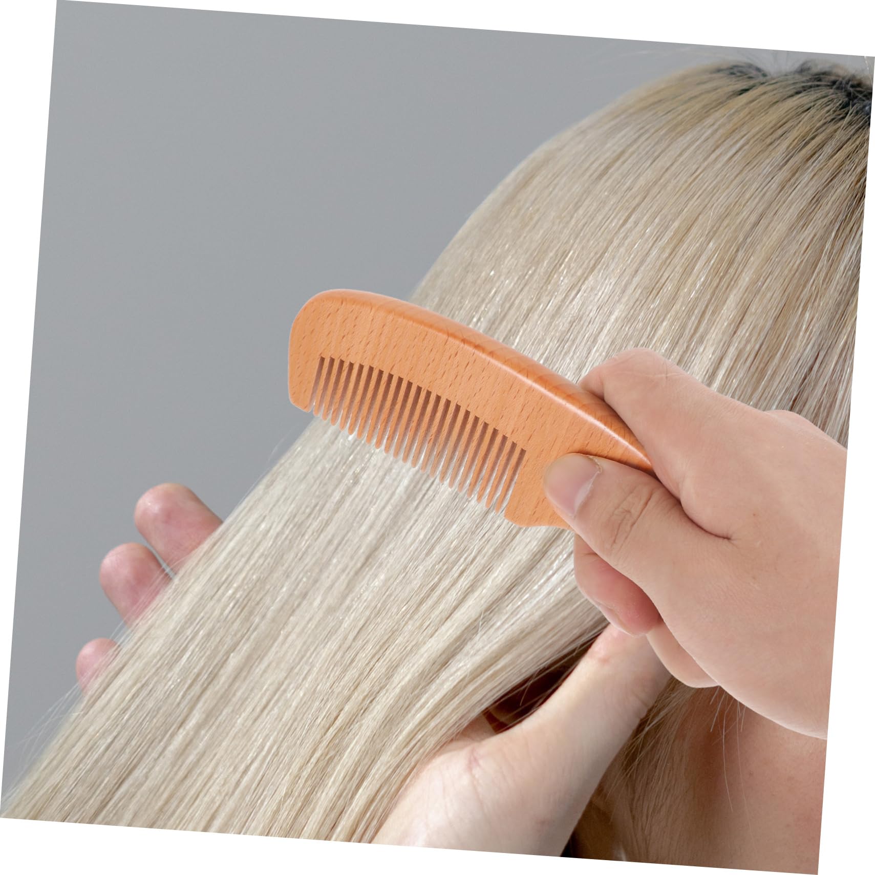 MERRYHAPY Soft Bristle Hair Brush 3pcs Wooden Comb Set Scalp Massage Baby's Hair Gentle on Sensitive Scalp